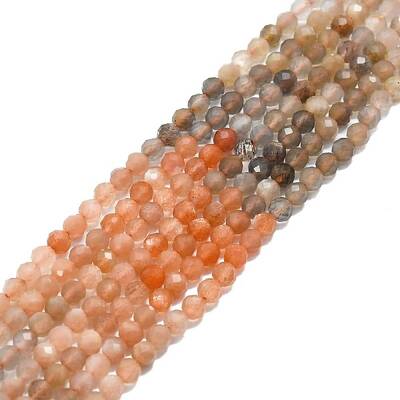 Natural Multi-Moonstone Beads Strands