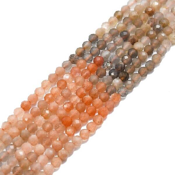 Natural Multi-Moonstone Beads Strands