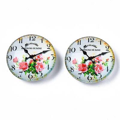 Glass Paper Snap Buttons