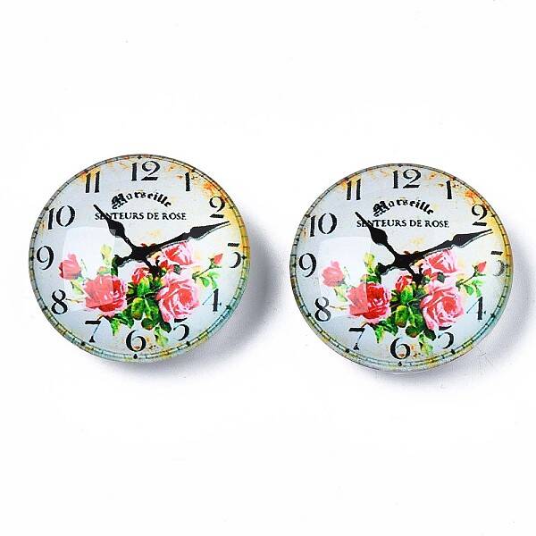 Glass Paper Snap Buttons