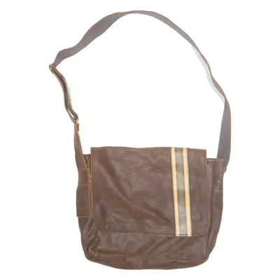 FOSSIL Womens Satchel Bag Brown Leather
