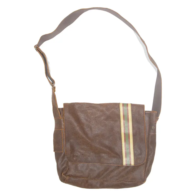 FOSSIL Womens Satchel Bag Brown Leather