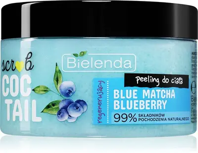 Bielenda Cocktail Scrub Blue Matcha + Blueberry regenerating body scrub 350 g