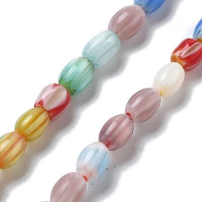 Handmade Millefiori Lampwork Beads Strands