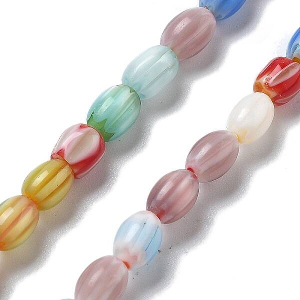 Handmade Millefiori Lampwork Beads Strands