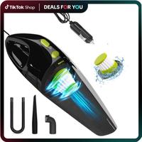 Car Vacuum Cleaner,Car Vacuum Cleaner-High Power Suction Power Up to 11000Pa, Easy to Use, Ideal for Car Cleaning shiny inter...