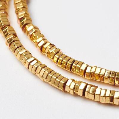 Non-magnetic Synthetic Hematite Bead Strands