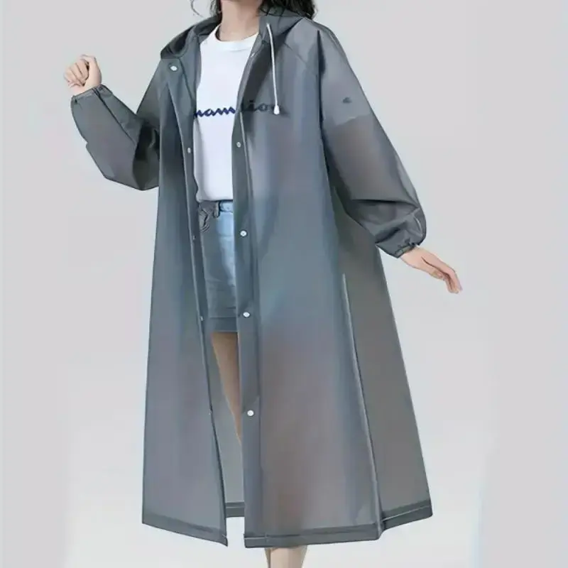 Waterproof Windproof Raincoat, 1 Count Portable Durable Raincoat, Outdoor Raincoat for Men & Women, Rain Clothes for Outdoor ...