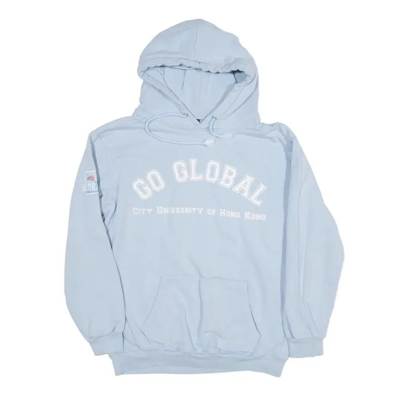 University of Hong Kong Hoodie Blue Pullover Womens M