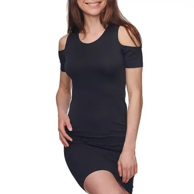 Women's Bodycon Dress, Knee Length Dress, Off Shoulder Ruched Bodycon Dress, Women's Clothing for Spring Fall Casual Elegant