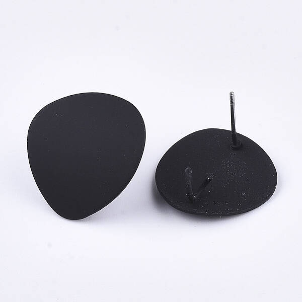 Spray Painted Iron Stud Earring Findings