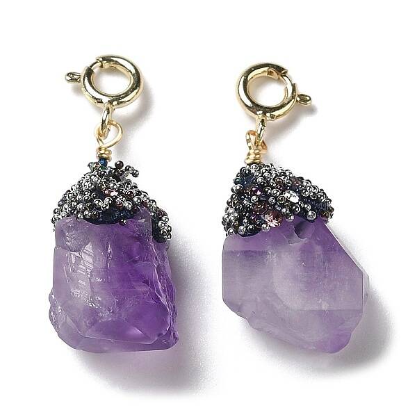 Natural Amethyst Pendant Decorations
