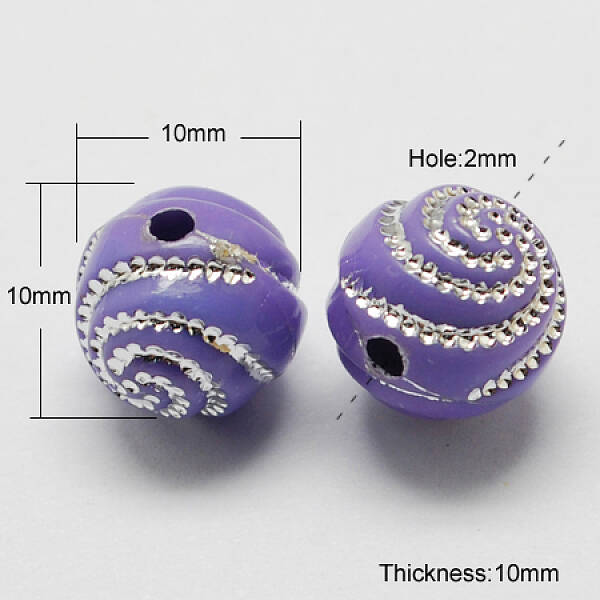 Plating Acrylic Beads