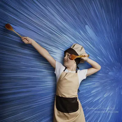 Aperturee Slam Blue Splash Painting Texture Photo Backdrop