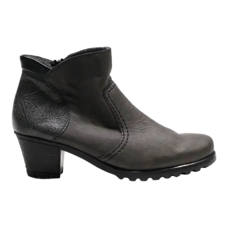 RIEKER Ankle Boots Grey Synthetic Womens UK 5