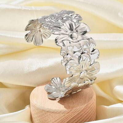 304 Stainless Steel Cuff Bangles for Women