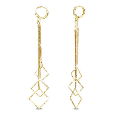 Brass Hoop Earrings