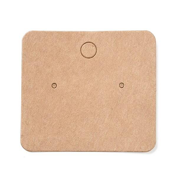 Blank Kraft Paper Earring Display Cards