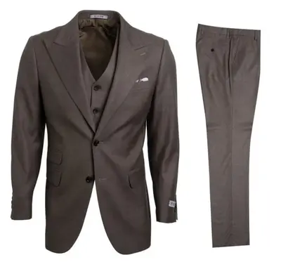 Stacy Adams Men's Slim Fit 3 Piece Executive Suit  Bold Color