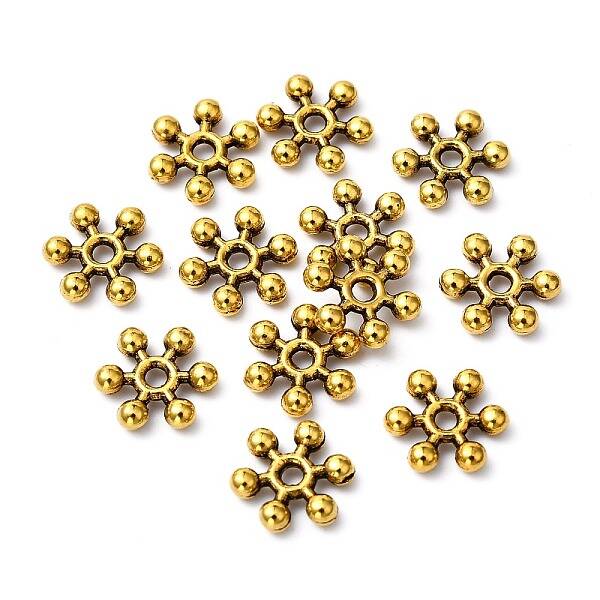 Tibetan Style Alloy Spacer Beads