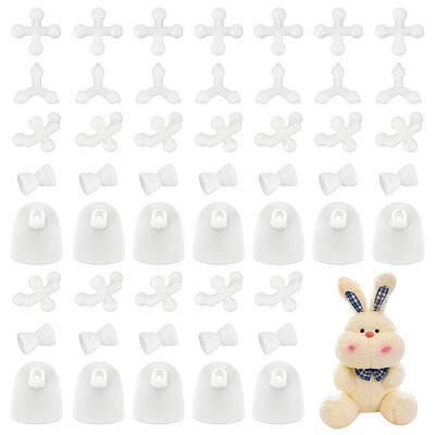 52Pcs 5 Styles Plastic Doll Joints
