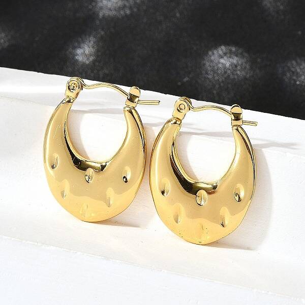 304 Stainless Steel Hoop Earrings for Women