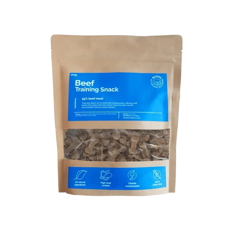Beef Training Snacks | Välj storlek: 5x100g