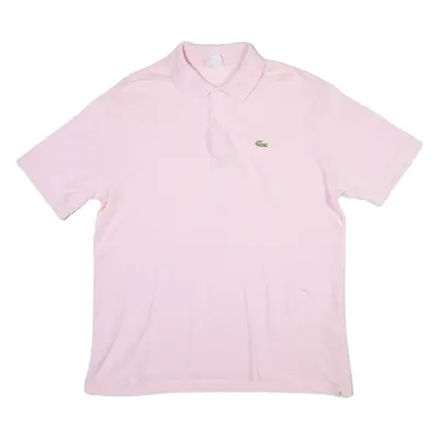 LACOSTE Mens Polo Shirt Pink XL