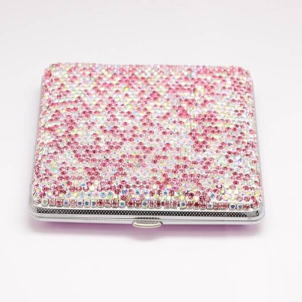 Shining Square Alloy Cigarette Cases