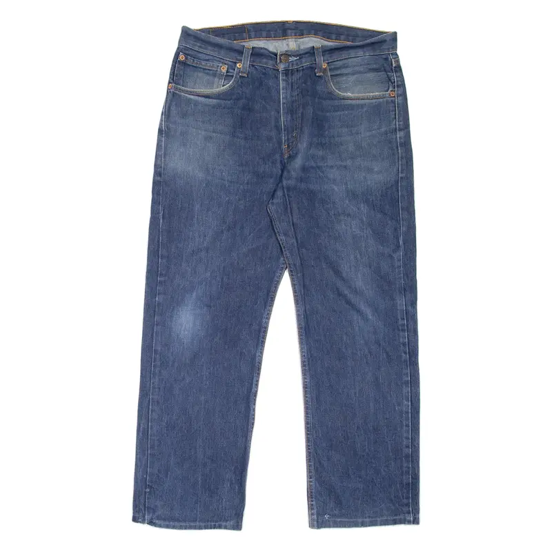 LEVI'S 751 Jeans Mens Blue Regular Straight W34 L27