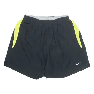 NIKE Mesh Lined Mens Sports Shorts Black S W26
