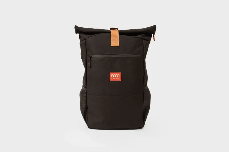 The Everyday Backpacks - The #1 weatherproof hemp bag | Color: Black