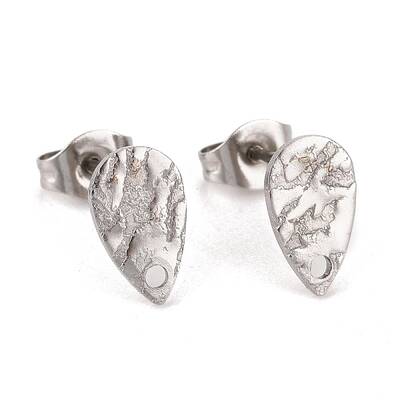 Non-Tarnish 304 Stainless Steel Stud Earring Findings