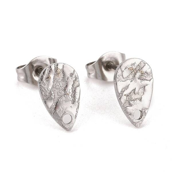 Non-Tarnish 304 Stainless Steel Stud Earring Findings
