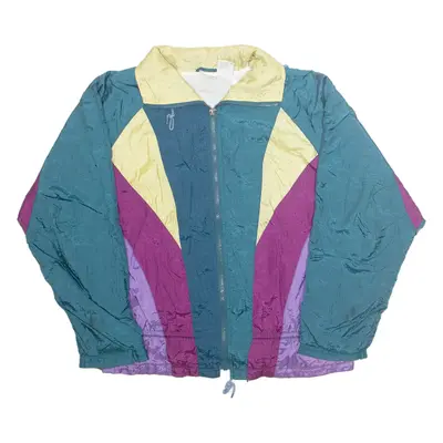 ATHLETIC WORKS Womens Shell Jacket Blue Nylon L