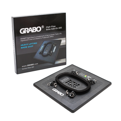 GRABO HighFlow Suction Plate 400, 16x16in, 242 lb