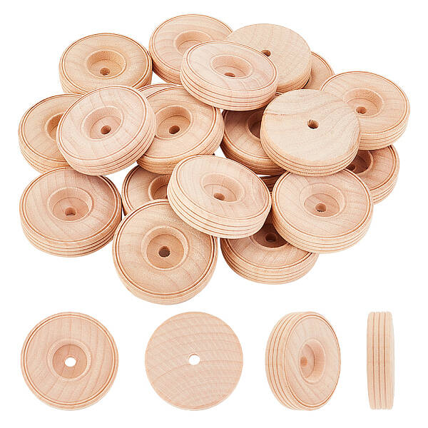 Unfinshed Wood Wheel