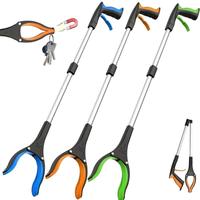 Long Handle Garbage Picker, 1 Count 360° Rotatable Claw Grabber, Lightweight Garden Cleaning Tool, Household Cleaning Tool, ...