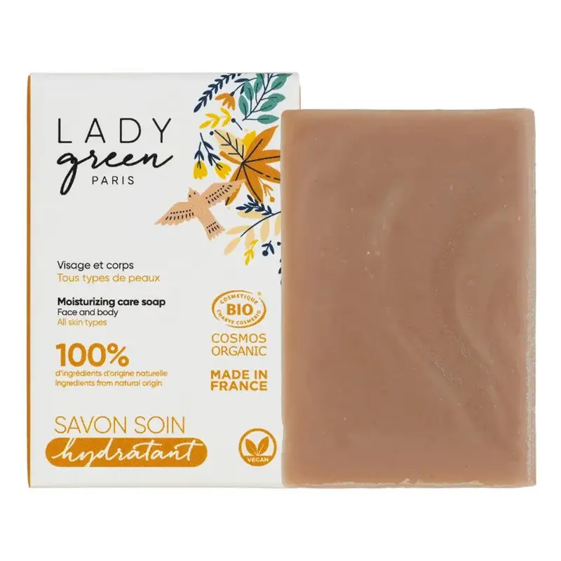 Lady Green Face and Body Moisturizing Cream Soap 100g