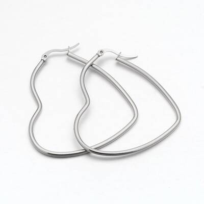 Tarnish Resistant 304 Stainless Steel Hoop Earring