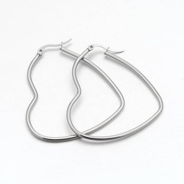 Tarnish Resistant 304 Stainless Steel Hoop Earring