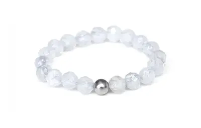 Agato Mineral Ring with Chalcedony POL-R17 - Circuit: 56 mm