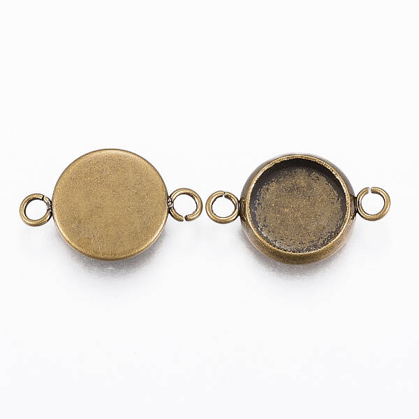 304 Stainless Steel Cabochon Connector Settings