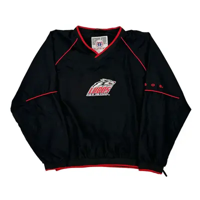 Lobos New Mexico Genuine Stuff Ncaa Windbreaker - Large Black Polyester