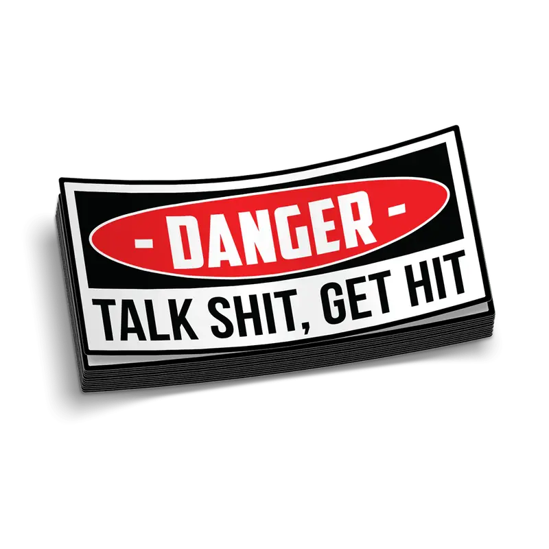 Talk Shit Decal