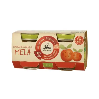 Alce nero Organic Apple Puree Alce Nero 2x80g