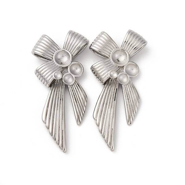 304 Stainless Steel Pendant Rhinestone Settings
