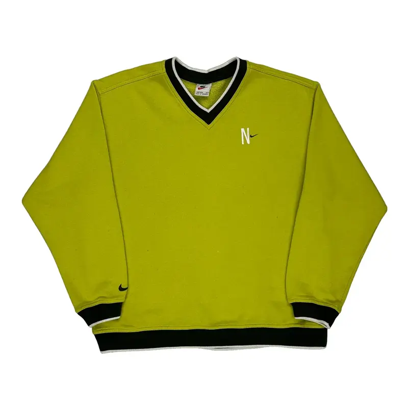 Nike Sweatshirt - Medium Green Cotton Blend