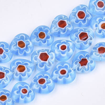 Handmade Millefiori Lampwork Beads Strands