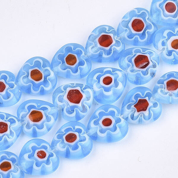 Handmade Millefiori Lampwork Beads Strands